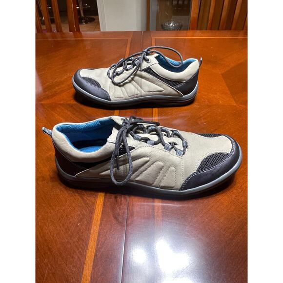 NWOT G.H. Bass & Co. Mens 9.5 Medium Shoe Territory Sneaker Beige Black Blue - Picture 7 of 8